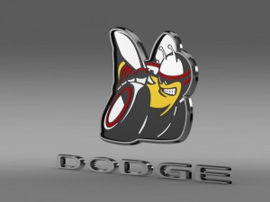 dodge bee logo Modelo 3D