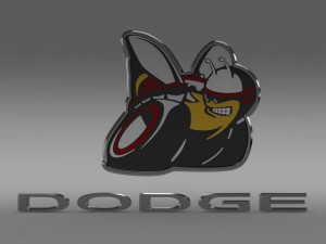 dodge bee logo 3D Model