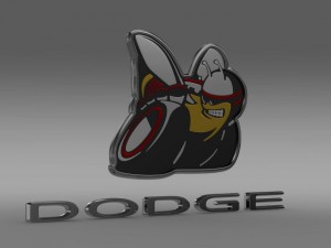 dodge bee logo 3D Model