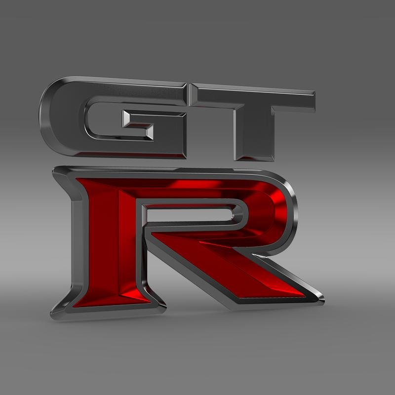 GTR logo 3D Model in Cart 3DExport