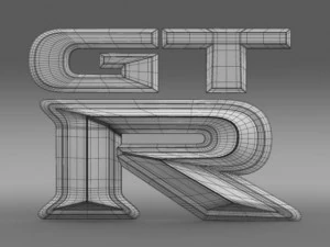 gtr logo 3D Model