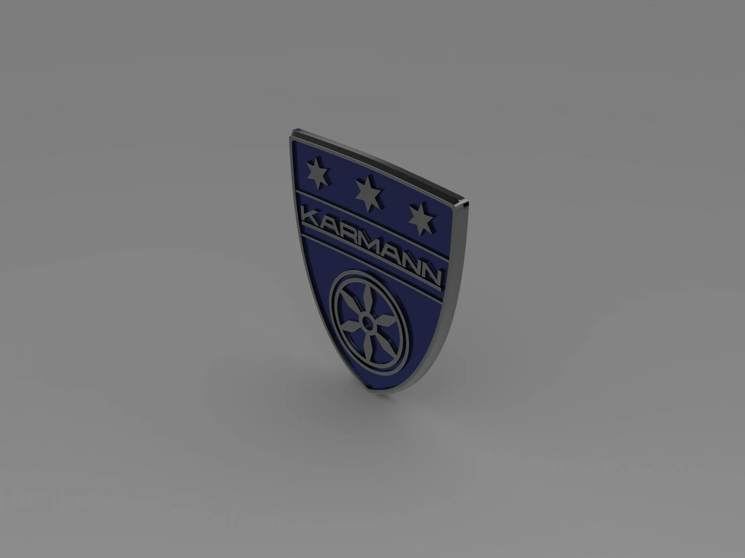 karmann logo 3D Model .c4d .max .obj .3ds .fbx .stl .blend 