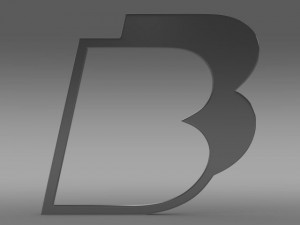 bb logo Model 3D