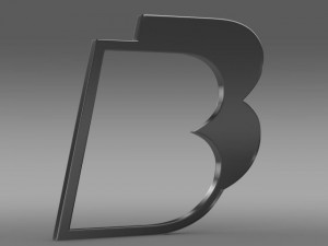 bb logo Model 3D