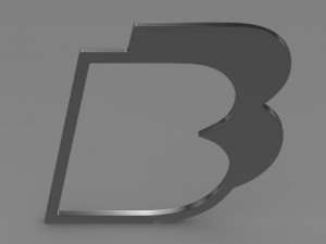 bb logo Model 3D
