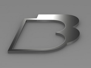 bb logo Model 3D