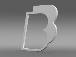 bb logo Model 3D