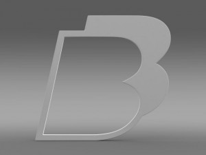 bb logo Model 3D