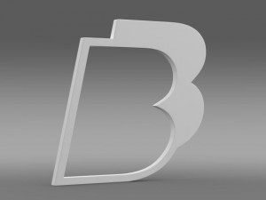 bb logo Model 3D