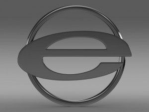 emerald automotive logo 3D 모델