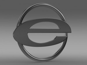 emerald automotive logo 3D 모델