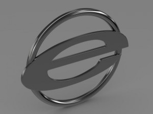 emerald automotive logo 3D 모델