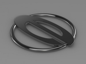 emerald automotive logo 3D 모델