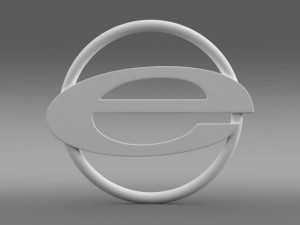 emerald automotive logo 3D 모델