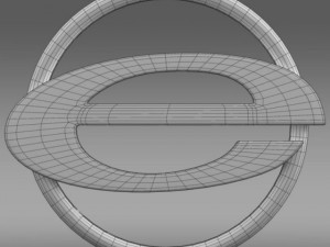 emerald automotive logo 3D 모델