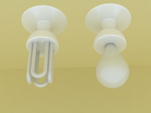 fluorescent bulb light Modelo 3D
