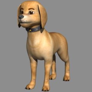 dog 3D 모델 .c4d .max .obj .3ds .fbx .stl .blend 