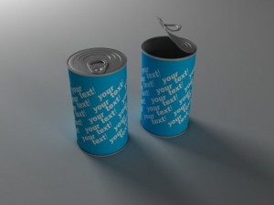 canned food Modèle 3D