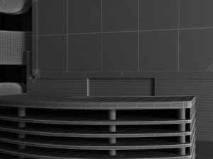 virtual 3d tv studio Modèle 3D