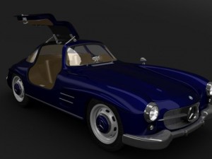 mercedes benz 300sl gullwing Modelo 3D