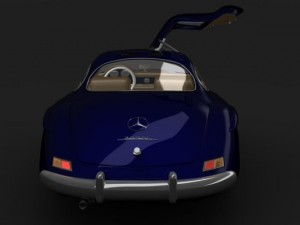 mercedes benz 300sl gullwing 3D Model