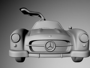 mercedes benz 300sl gullwing 3D Model