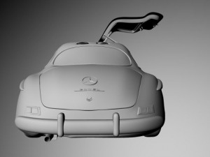 mercedes benz 300sl gullwing 3D Model