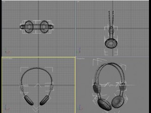stereoheadphones 3D 模型