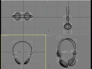 stereoheadphones 3D Model