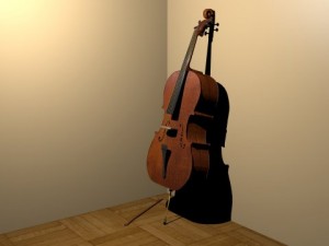 cello Modèle 3D