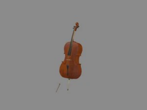 cello 3D Model