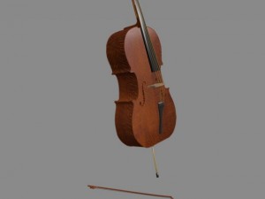 cello Modèle 3D