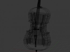 cello Modèle 3D