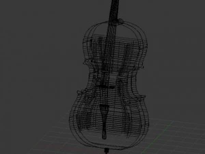 cello 3D Model