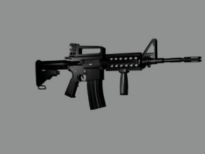 m4 carbine Modèle 3D