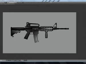 m4 carbine 3D Model