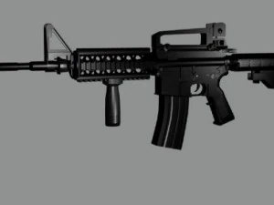 m4 carbine 3D Model