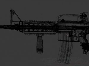 m4 carbine 3D Model