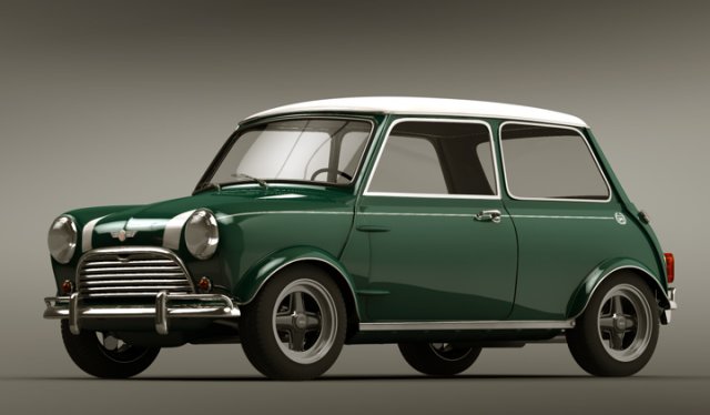 mini cooper classic Modello 3D .c4d .max .obj .3ds .fbx .stl .blend 