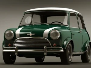 mini cooper cl&aacute;ssico Modelo 3D