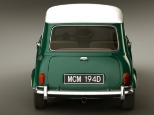 mini cooper classic Modello 3D