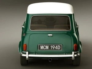 mini cooper cl&aacute;ssico Modelo 3D