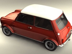 mini cooper classic Modello 3D