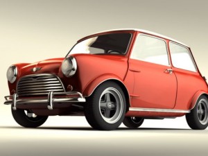 mini cooper classic Modello 3D