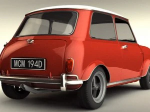 mini cooper cl&aacute;ssico Modelo 3D