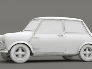 mini cooper classic Modello 3D
