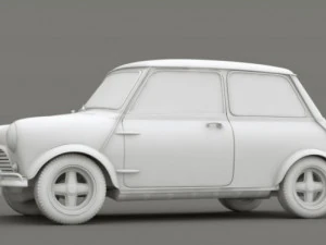 mini cooper cl&aacute;ssico Modelo 3D