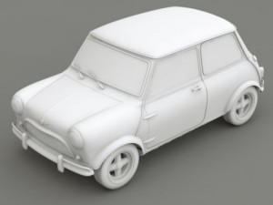 mini cooper classic Modello 3D