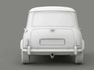 mini cooper classic Modello 3D