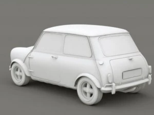 mini cooper cl&aacute;ssico Modelo 3D